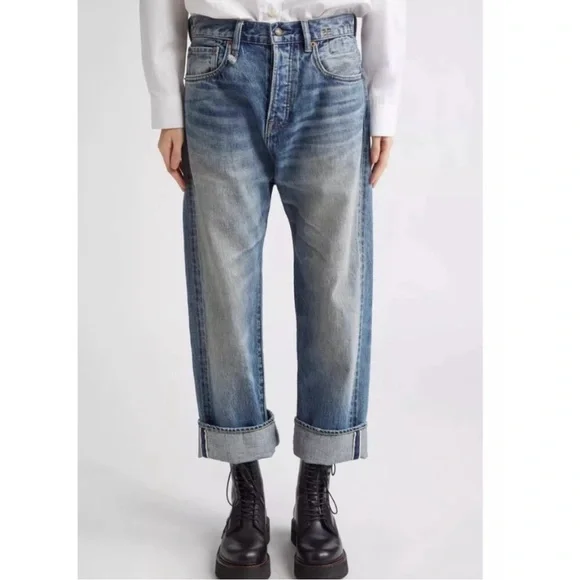 [R13] Tailored Drop Cuffed Estin Selvedge Jeans Special Edition - Picture 2 of 9